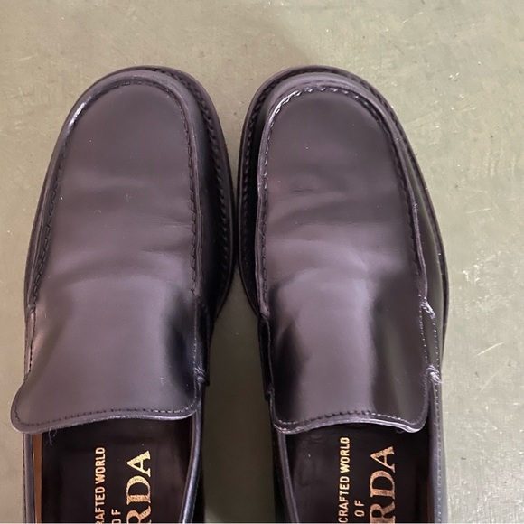 Varda NYC Unisex Luxury Hand Made Loafers in Black Leather *Italy* - Picture 11 of 15